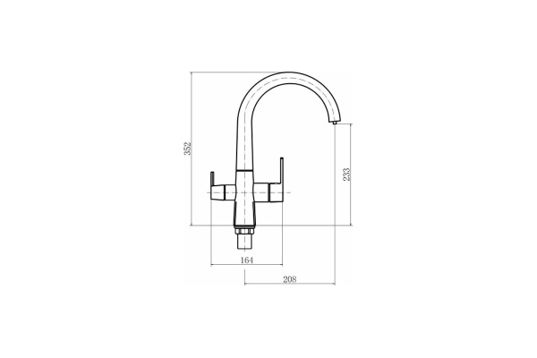 Смеситель для кухни FASHUN A4353-20 Смеситель для кухни FASHUN A4353-20