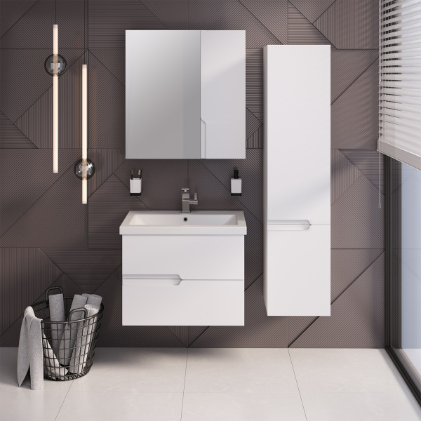 Зеркальный шкаф Runo  Стокгольм 70 (00-00001127)