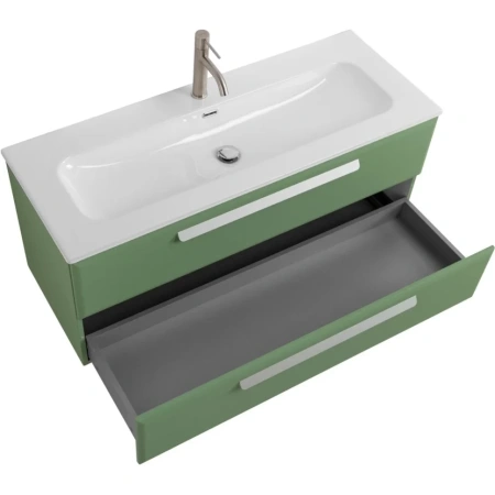 Тумба под раковину Cezares ECO-CER-N-1200-2C-SO-PS-P Фисташковый софт без ручек