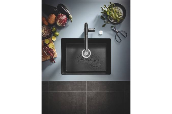 Мойка для кухни (610 x 460) Grohe K700U 31655 AP0 (31655AP0)черный гранит