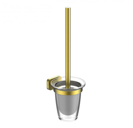 Туалетный ершик в комплекте WONZON & WOGHAND GRAFFITY, брашированное золото WW-9329-BG