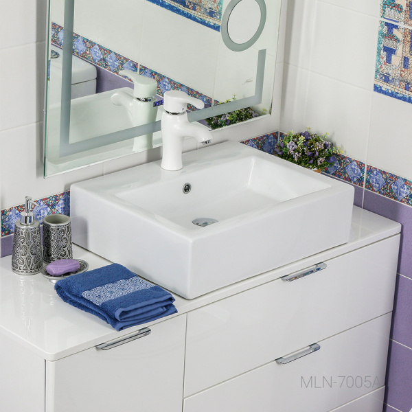 Раковина накладная (57х45,5) Melana 7005A-805