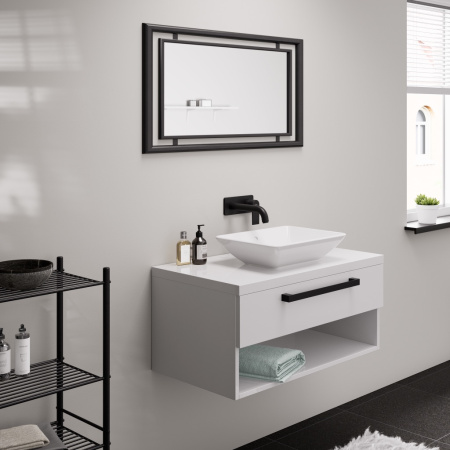 Смеситель для раковины Hansgrohe Vernis Shape 71578670 черный матовый