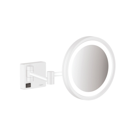 Косметическое зеркало с подсветкой Hansgrohe AddStoris 41790700 белый матовый