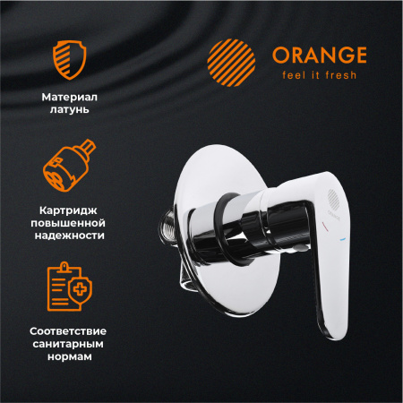 Гигиенический набор Orange Otto M22-455cr хром