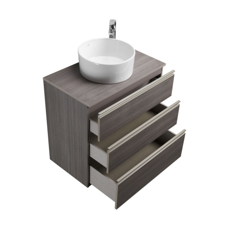 Тумба под раковину Roca Gap 80 городской дуб, 3 ящика, A857406402