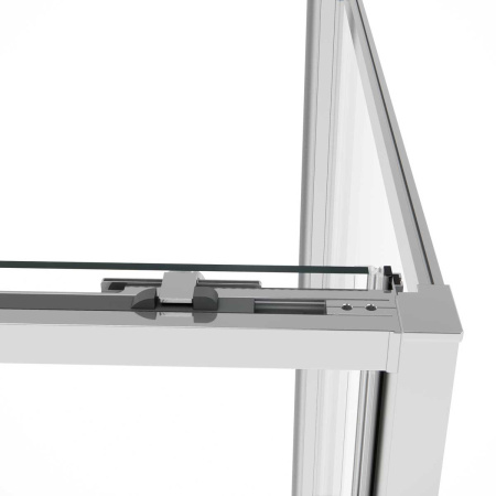Душевой уголок Vincea  Slim Soft VSR-1SS8012CL (120х80)  хром, стекло прозрачное