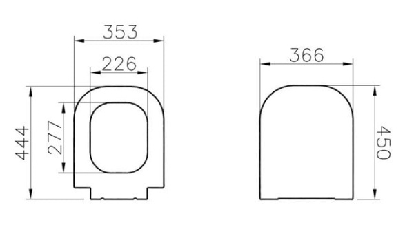 Сиденье Vitrа  Retro 74-003-009