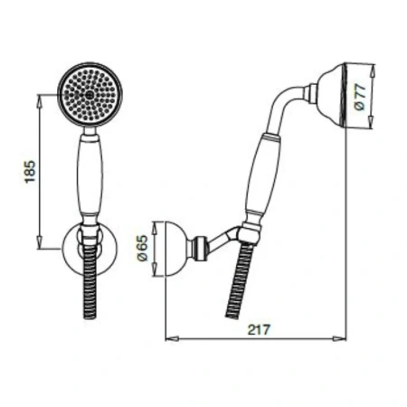 Душевой набор Cezares Royal Palace CZR-KD-01-M