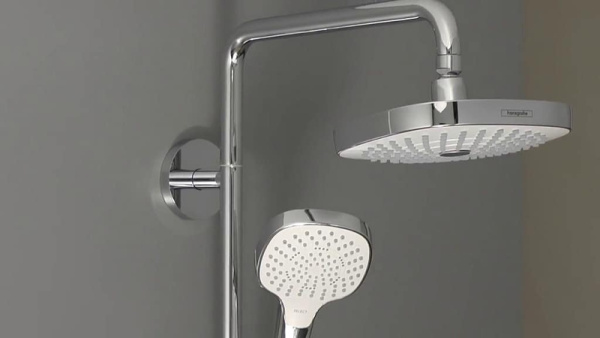Душевая система Hansgrohe Croma Select Е 180 2 Jet Showerpipe 27256400 Душевая система Hansgrohe Croma Select Е 180 2 Jet Showerpipe 27256400