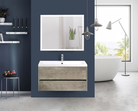 База под раковину Art&max Family-1000-2C-SO-CV Cemento Veneto
