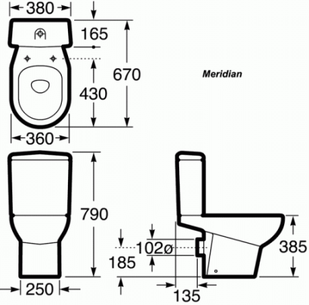 Крышка сидение Roca Sidney 801380004