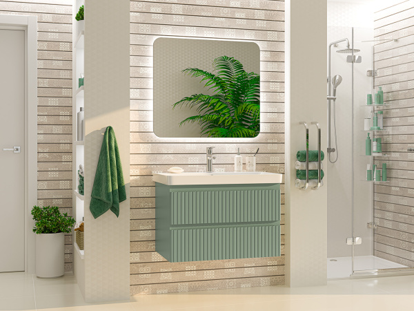 Тумба с раковиной 80 Brevita Victory УТ000015999