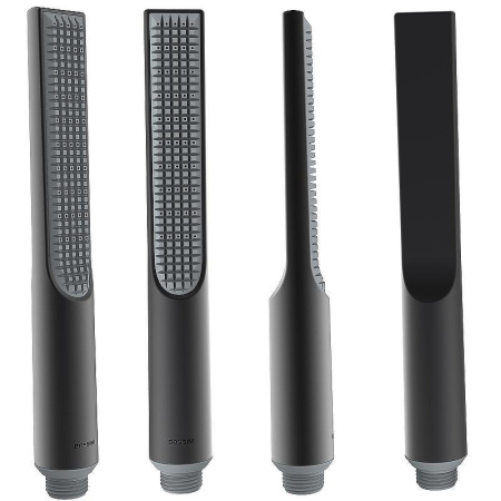 Душевая система с термостатом Bossini Apice L10507.073 черный матовый