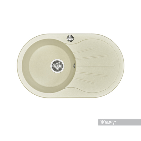 Кухонная мойка Aquaton Паола 1A714032PA240 жемчуг