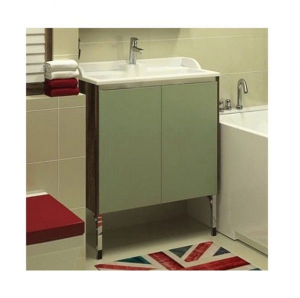 Тумба под раковину Акватон Фабиа 65 М (фисташка/дуб инканто) 1A159601FBAC0