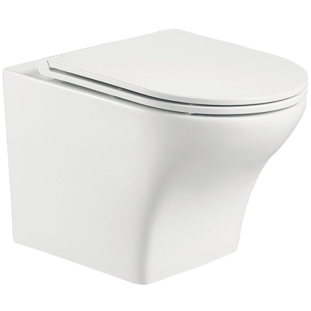 Унитаз подвесной безободковый BelBagno Kraft BB064CHR