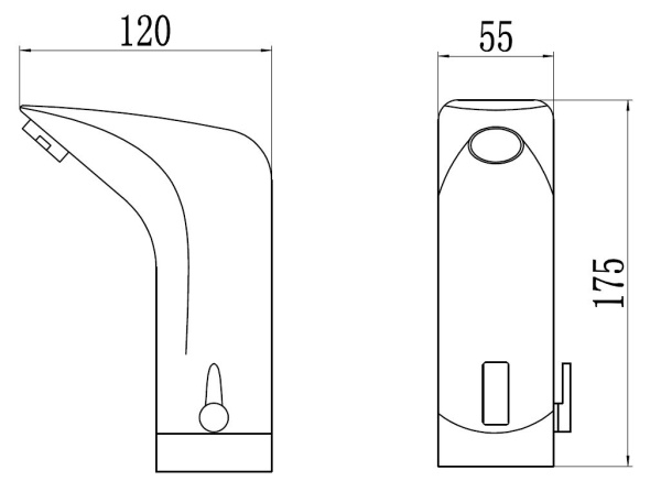 Смеситель для раковины Savol сенсорный S-GY8802 Смеситель для раковины Savol сенсорный S-GY8802