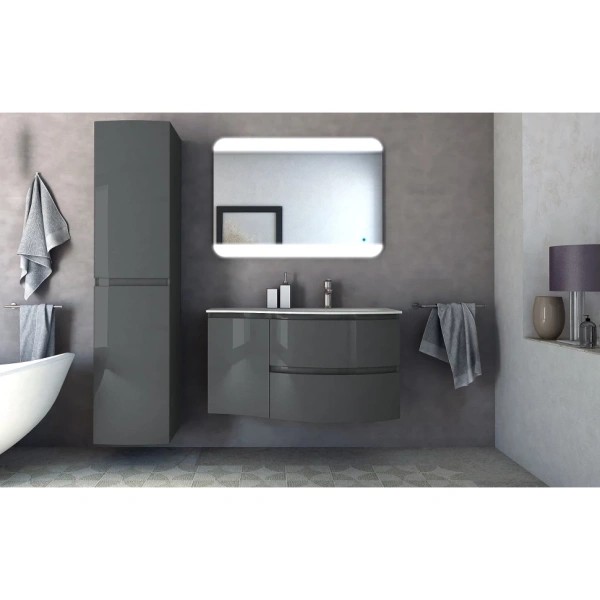 Пенал подвесной Cezares  Vague 44325 Antacite