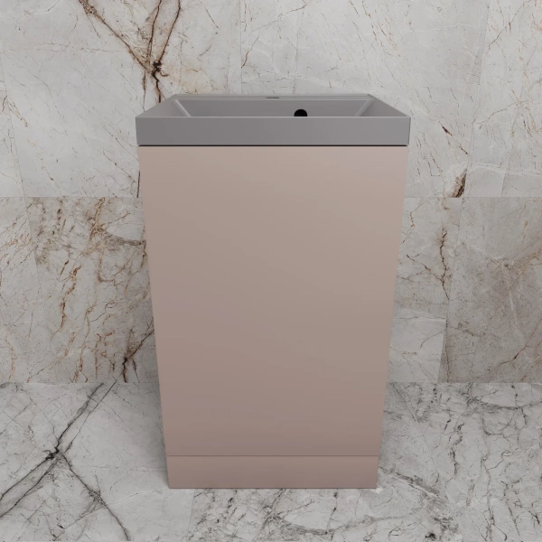 Тумба без раковины 50 см  Style Line Моно ЛС-00002453 санд пудровый матовый