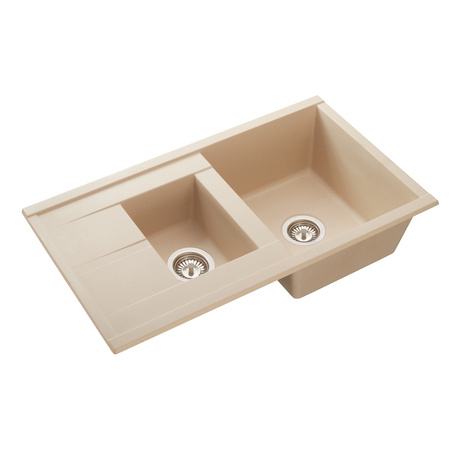 Кухонная мойка Aquaton Делия 87 1A716232DE290 шампань