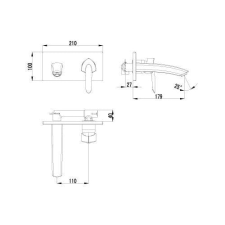 Смеситель для раковины Lemark Mars (LM3526C)