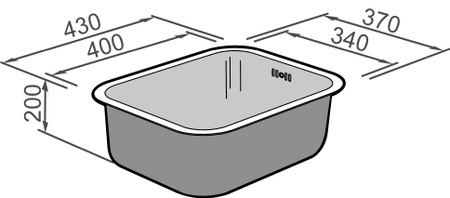 Мойка под столешницу Rodi Brasilia