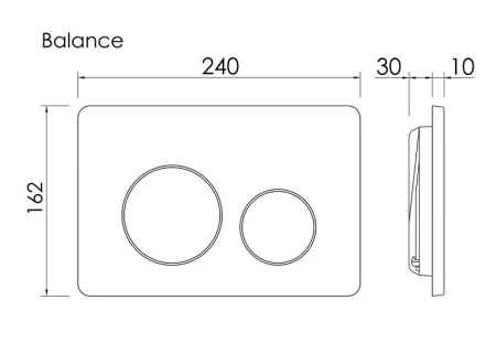 Комплект унитаза с инсталляцией Ceramicanova Balance/Mono CN1905_121001MB