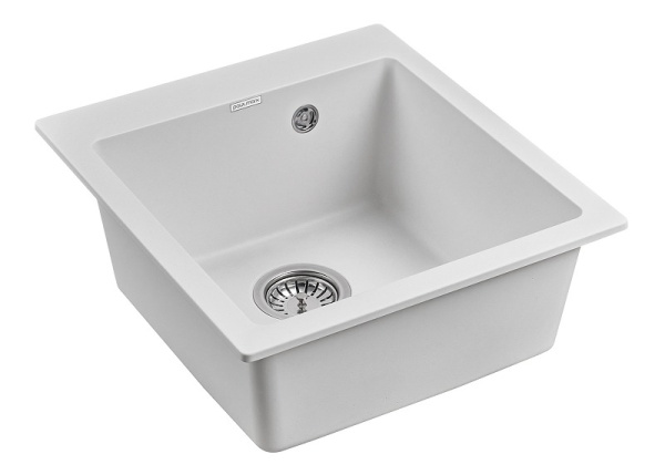 Кухонная мойка Paulmark  Kante 45 PM104651-WH белый