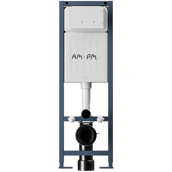 Комплект унитаза с инсталляцией Am.Pm Like Aquaspin IS110351.801900 с сиденьем микролифт, кнопка хром глянец