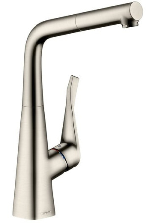 Смеситель для кухни с выдвижным изливом HANSGROHE Metris 14821800
