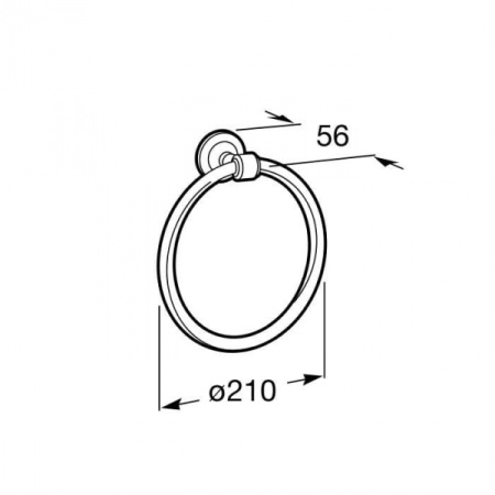 Полотенцедержатель Roca Hotels Classic 815425001