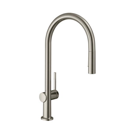 Смеситель для кухни с выдвижным изливом sBox Hansgrohe Talis M54 2jet 72801800 нержавеющая сталь
