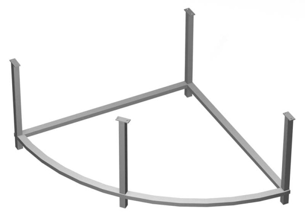 Каркас для ванны Jacob Delafon Presquile 145x145 SF045RU-NF Каркас для ванны Jacob Delafon Presquile 145x145 SF045RU-NF