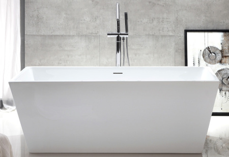 Акриловая ванна (160х80) ABBER AB9224-1.6 без гидромассажа, белый