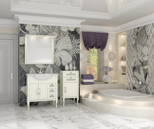 Комод напольный Opadiris Мираж 00-00000046  слоновая кость правый