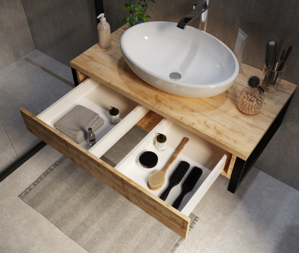 Тумба под раковину 1Marka  Grunge Loft 100П У85844