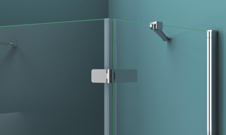 Душевой уголок (90х90) BelBagno KRAFT-P-1-90-C-Cr-R