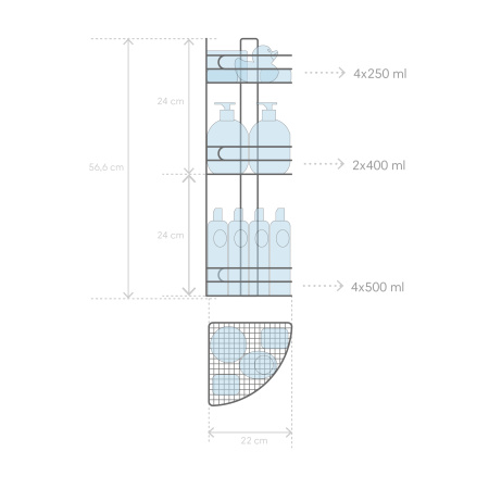 Полка угловая ЧМЗ  501-006-13