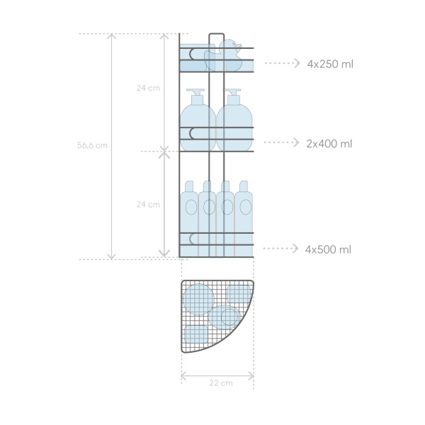 Полка угловая ЧМЗ  501-006-13