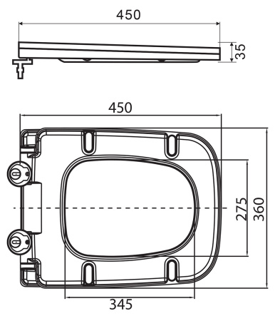 Крышка-сиденье BelBagno ARDENTE-C BB3202SC-MB