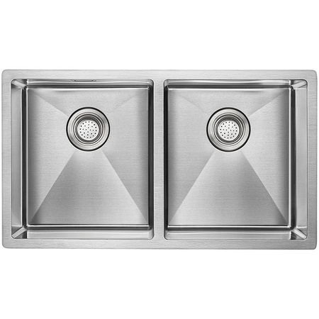 Кухонная мойка Paulmark Dopplet PM507844-BS брашированная нерж.сталь