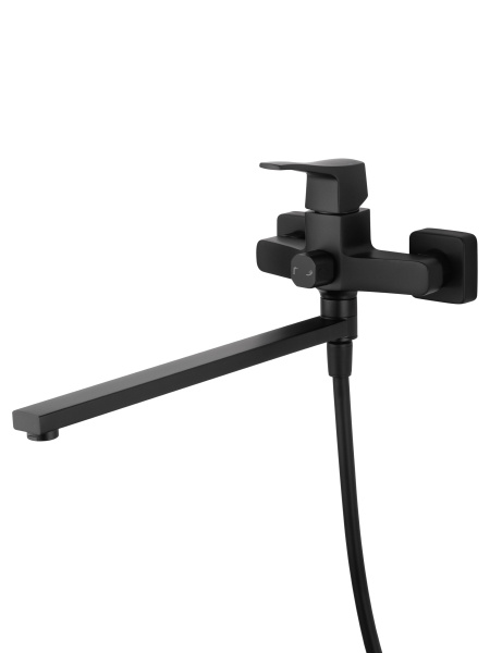 Смеситель для ванны WONZON & WOGHAND FLEX, черный матовый WW-639906-MB Смеситель для ванны WONZON & WOGHAND FLEX, черный матовый WW-639906-MB