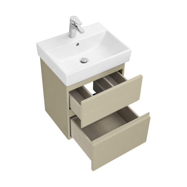 Тумба под раковину Roca Oleta 50 капучино, 2 ящика, A857638515