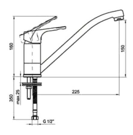 Смеситель для мойки Mofem JUNIOR 152-0049-30