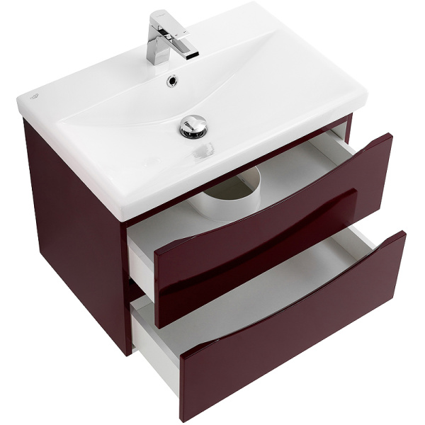 База под раковину подвесная BelBagno MARINO-CER-700-2C-SO-BRDL-P Bordo Lucido
