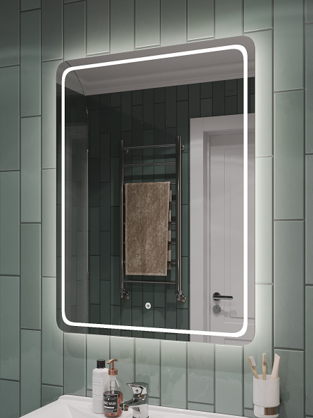 Зеркало с LED подсветкой и сенсорной кнопкой Orange Nature ON-60ZE