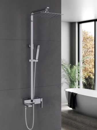Душевая система Agger Great A2893300 смеситель с изливом, хром