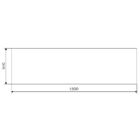 Панель фронтальная 150 см Am.Pm Spirit W72A-150-070W-P2