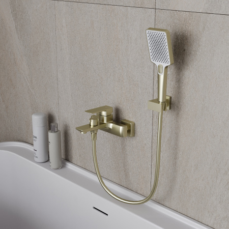 Смеситель для ванны Oliveeka D OL-639003A-BG, золото матовое